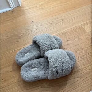 UGG Soft Gray Slippers